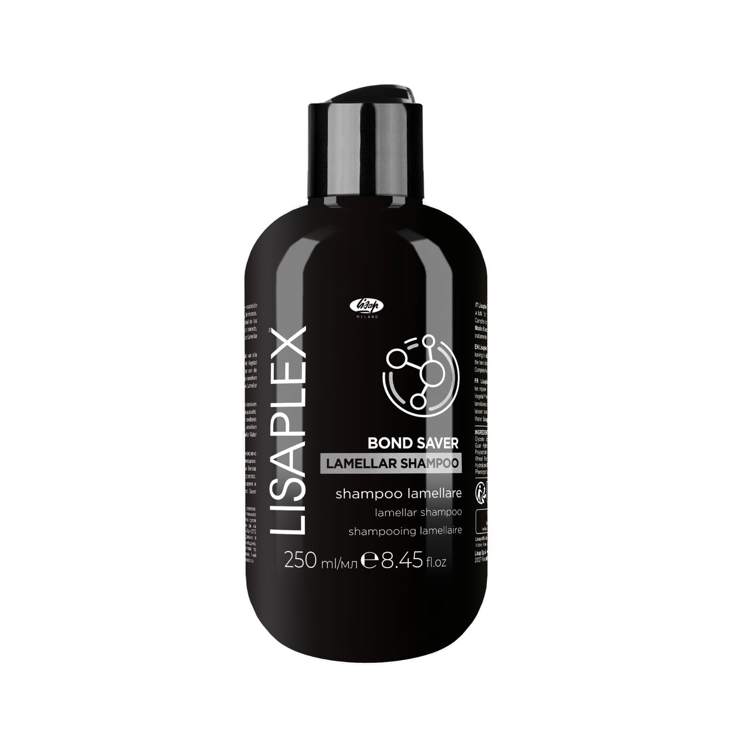 Lisap Lisaplex Bond Saver Lamellar Shampoo for All Hair Types - Damaged Hair Repair, Care & Strengthen, Sulfate Free, 8.45 fl oz Beauty & Personal Care Lisap