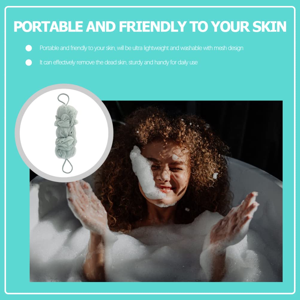 Lurrose 3pcs Bath Ball Bath Scrubber for Loofah Scrub Body Scrubber Long Loofah Scrub Back Washer for Shower Loofah Gourd Pouf Loofah Bath Sponge Bath Beauty and Personal Care Lurrose