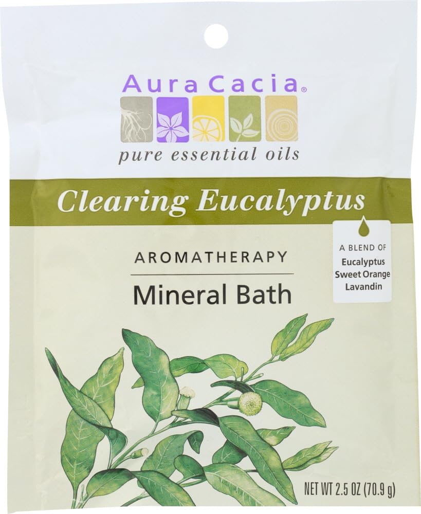 Eucalyptus Harvest Mineral Bath Salts 2.5 Ounces (Pack of 72)72 Beauty and Personal Care Aura Cacia
