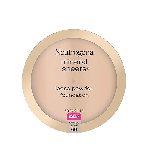 Neutrogena Mineral Sheers Lightweight Loose Powder Makeup Foundation with Vitamins A, C, & E, Sheer to Medium Buildable Coverage, Skin Tone Enhancer Beauty & Personal Care Neutrogena