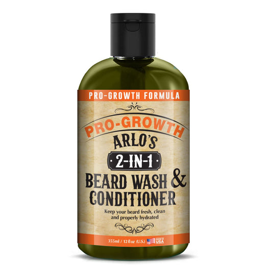 Arlo's 2-in-1 Beard Wash and Conditioner 12 oz. - Pro Growth Formula Beauty and Personal Care Arlo's
