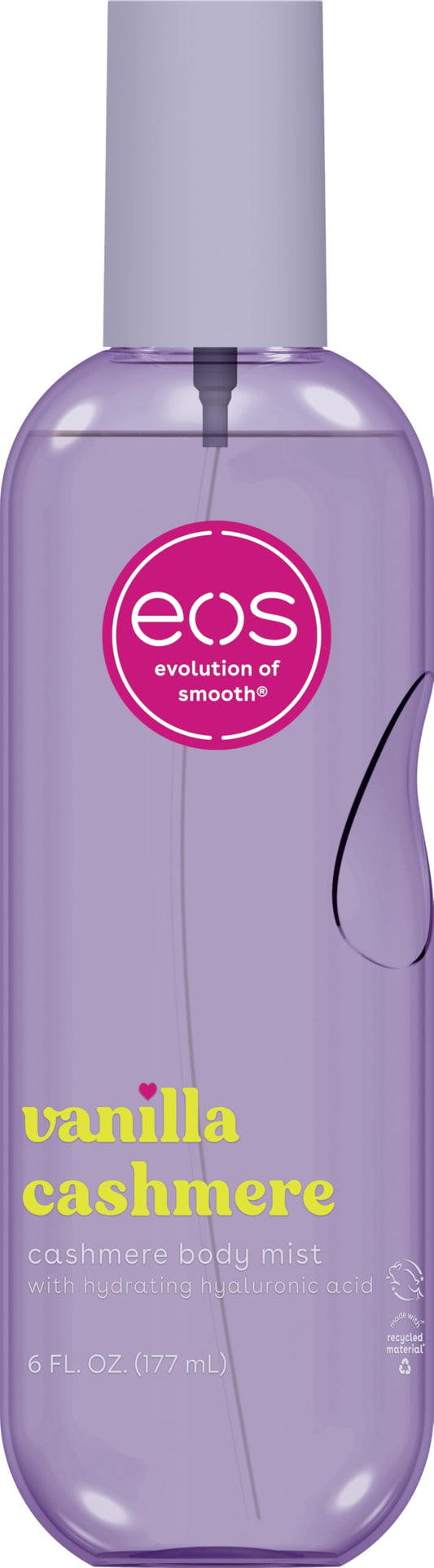 eos Cashmere Body Mist, Vanilla Cashmere, Soft Musk, Cozy Caramel, Hair Mist, Body Spray for Women Moisturizing, Hyaluronic Acid, Vanilla Body Spray Beauty & Personal Care eos