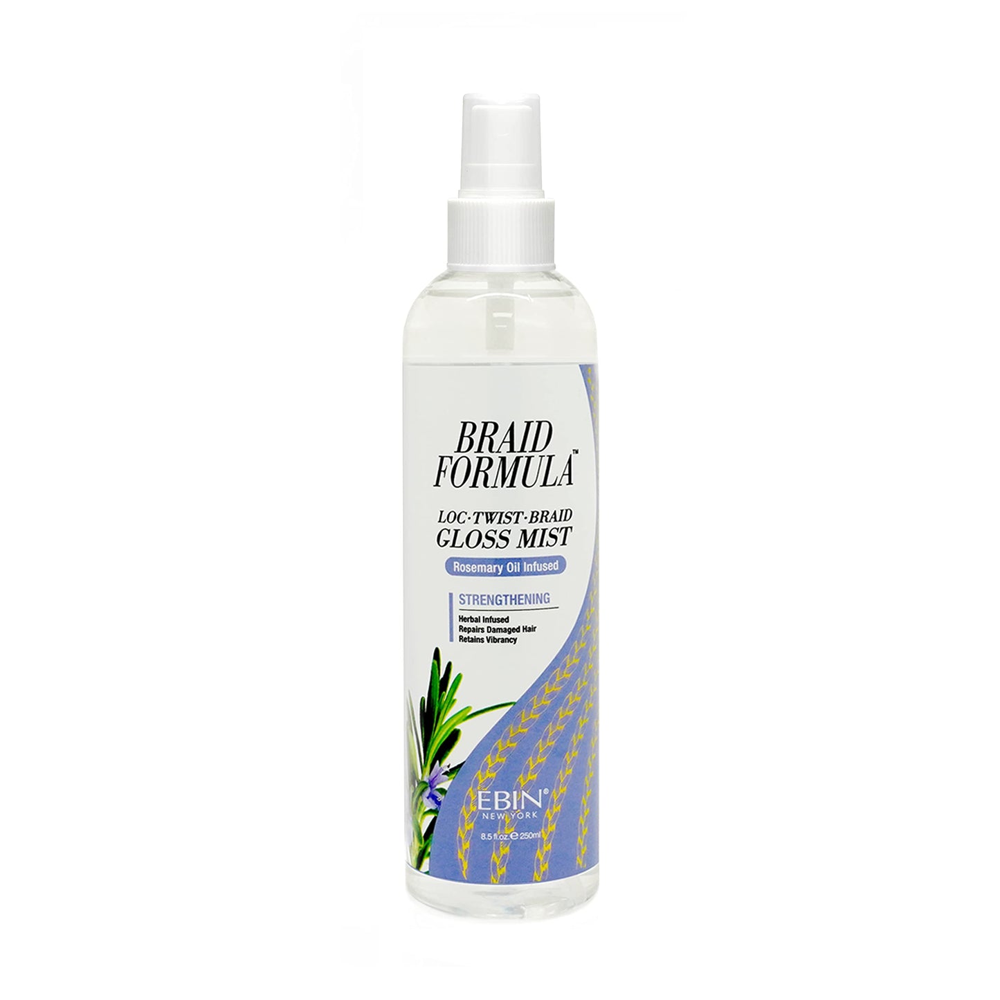 EBIN NEW YORK Braid Formula Loc Twist Braid Gloss Mist - Rosemary Oil Infused, Strengthening, Hydrating, Moisturizing, Scalp Hair mist, Itch relief Beauty & Personal Care EBIN NEW YORK
