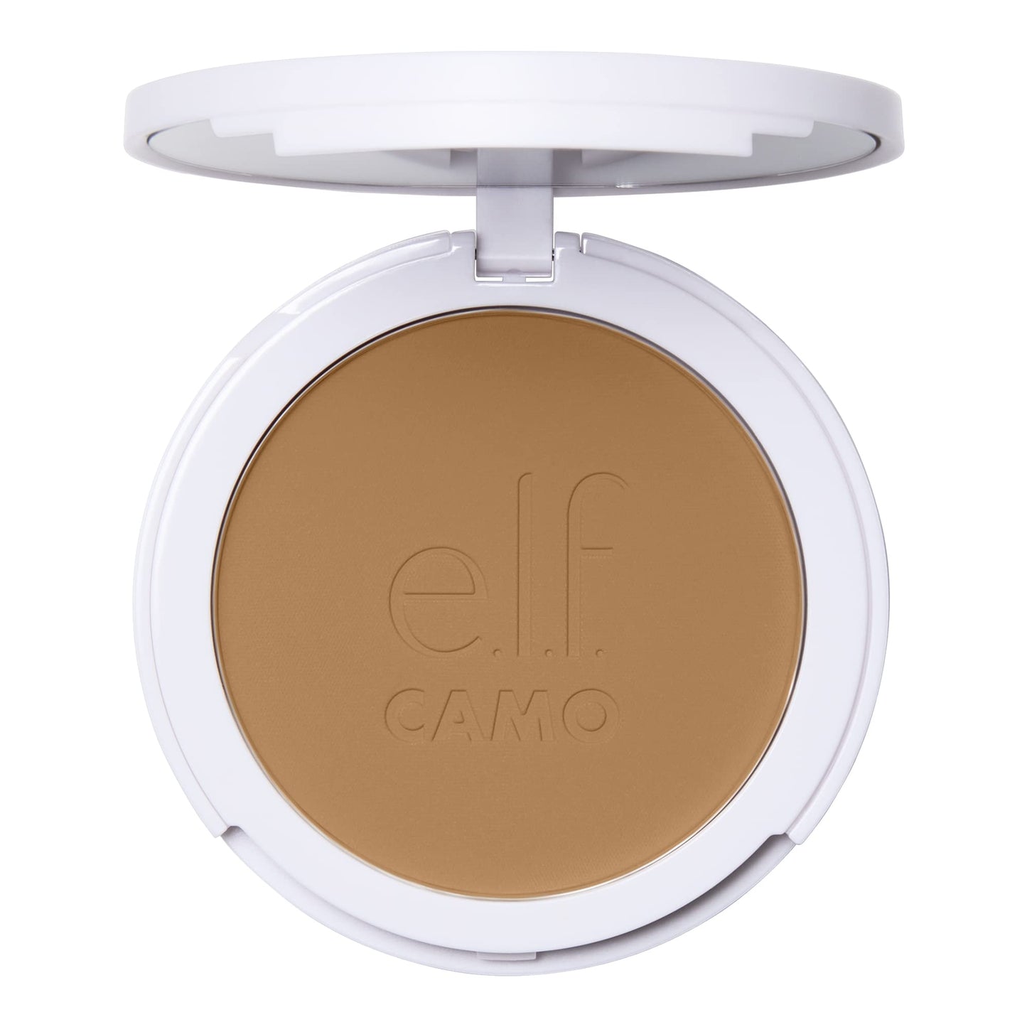 e.l.f. Camo Powder Foundation, Lightweight, Primer-Infused Buildable & Long-Lasting Medium-to-Full Coverage Foundation, Medium 355 W Beauty & Personal Care e.l.f.
