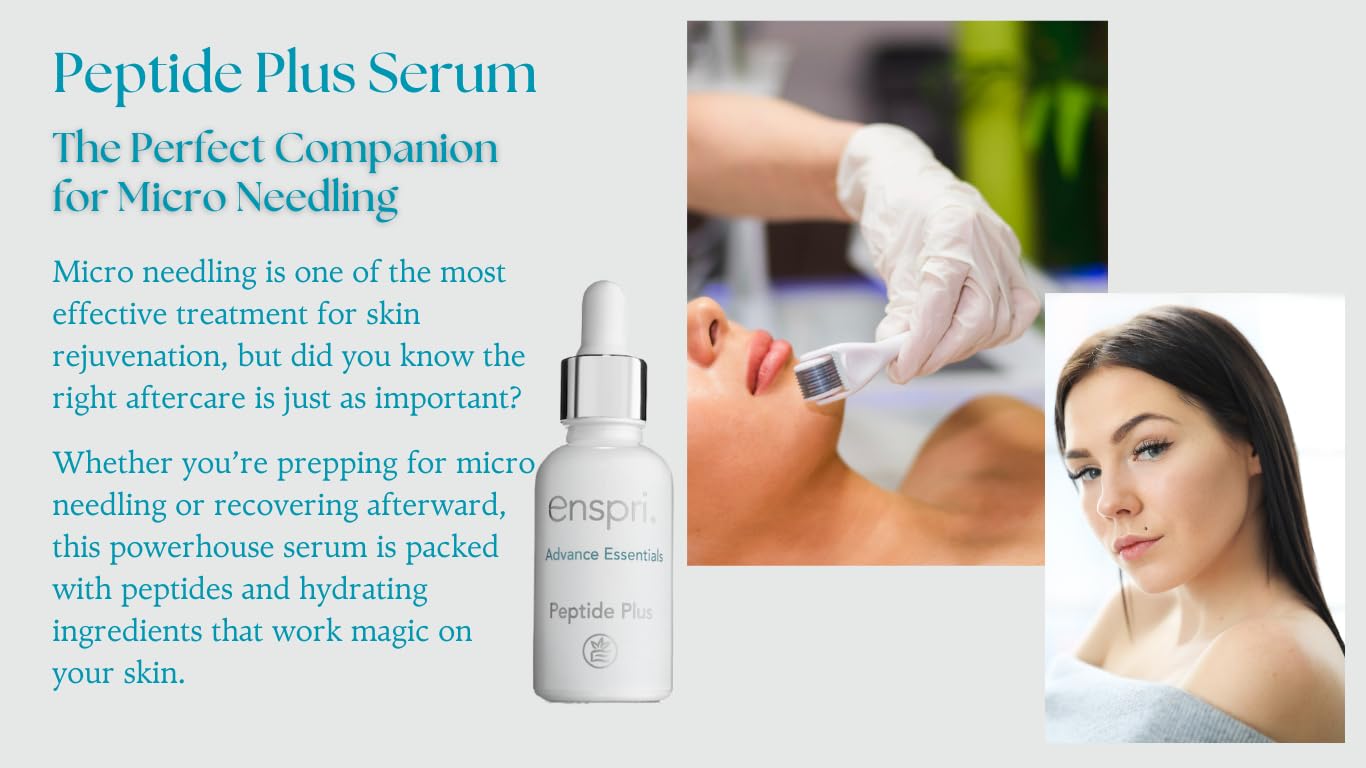 Enspri 4XPeptide Plus Serum Collagen Boosting Anti-Aging Esthetician Collagen Boost for Face, Skin Facial Smooth Wrinkles and Fine Lines Skincare Beauty & Personal Care Enspri