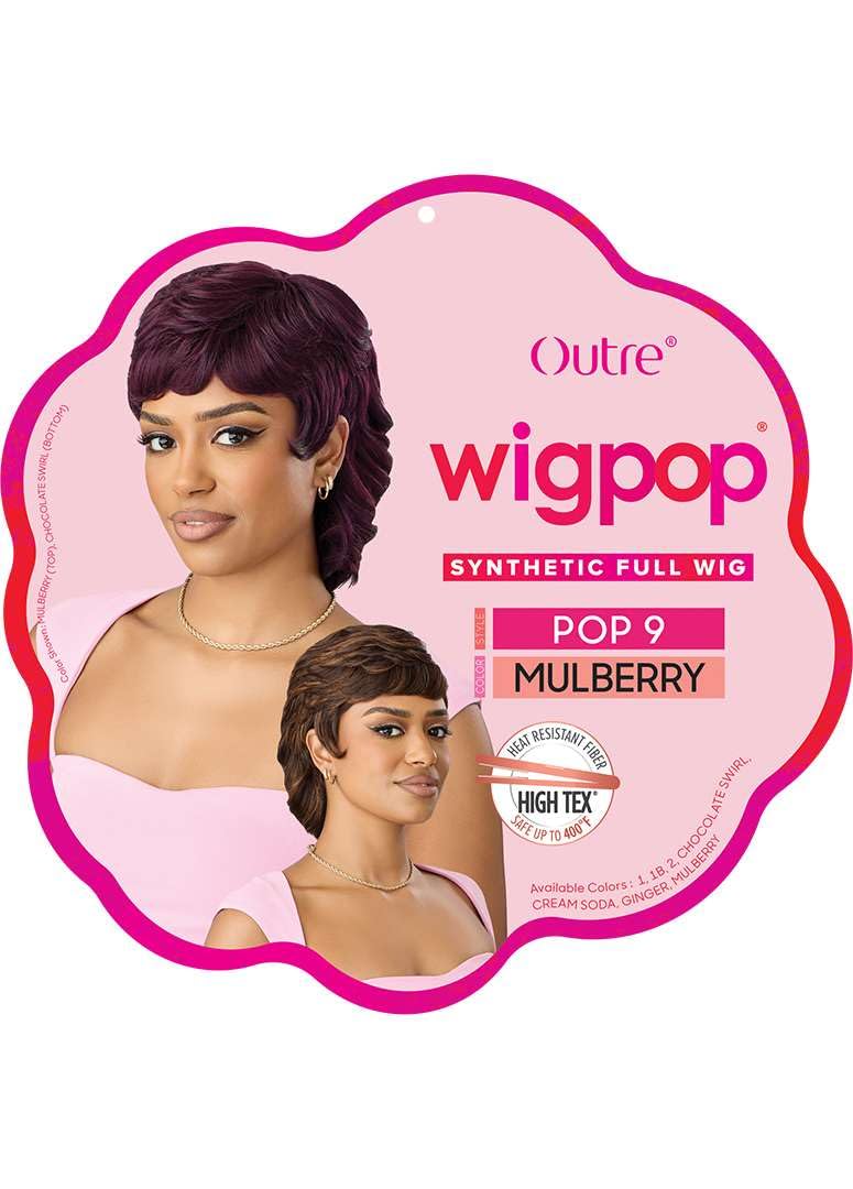 Outre Wigpop Synthetic Full Wig - POP 9 (JET BLACK 1)