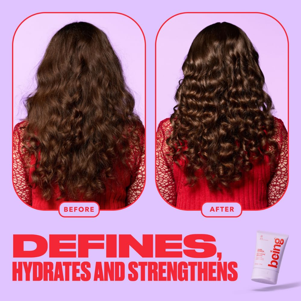 being CURL POWER Curl Defining Shampoo with Coconut and Grapeseed Oil, 12 fl oz