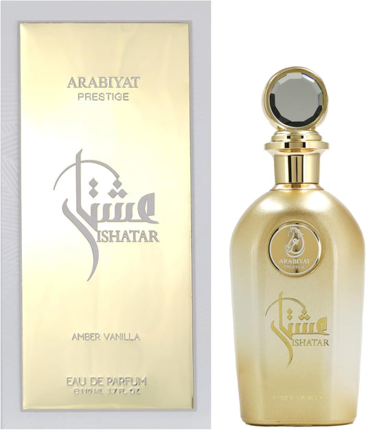 my perfumes Arabiyat Prestige Ishatar Amber Vanilla EDP Eau de Parfum For Women And Men (Unisex), 110ml Made in UAE Beauty & Personal Care my perfumes
