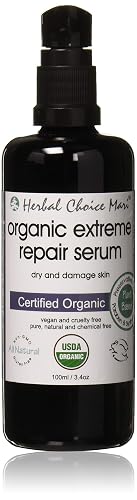 Herbal Choice Mari Organic Extreme Repair Serum, Dry and Damaged Skin; 3.4floz UV Glass Beauty & Personal Care Nature's Brands
