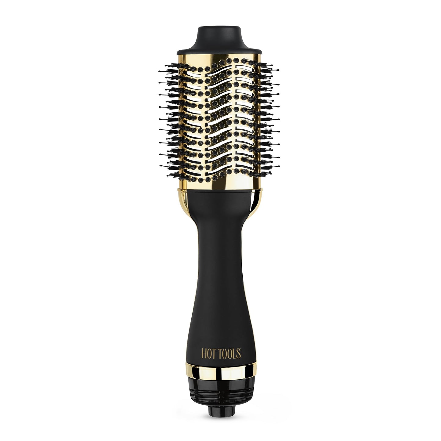 HOT TOOLS 24K Gold Blow Dryer Brush - Hot Air Brush for Salon-Worthy Volume in One Step - Volumizer with 24K Gold Technology for Fast Styling Beauty & Personal Care HOT TOOLS