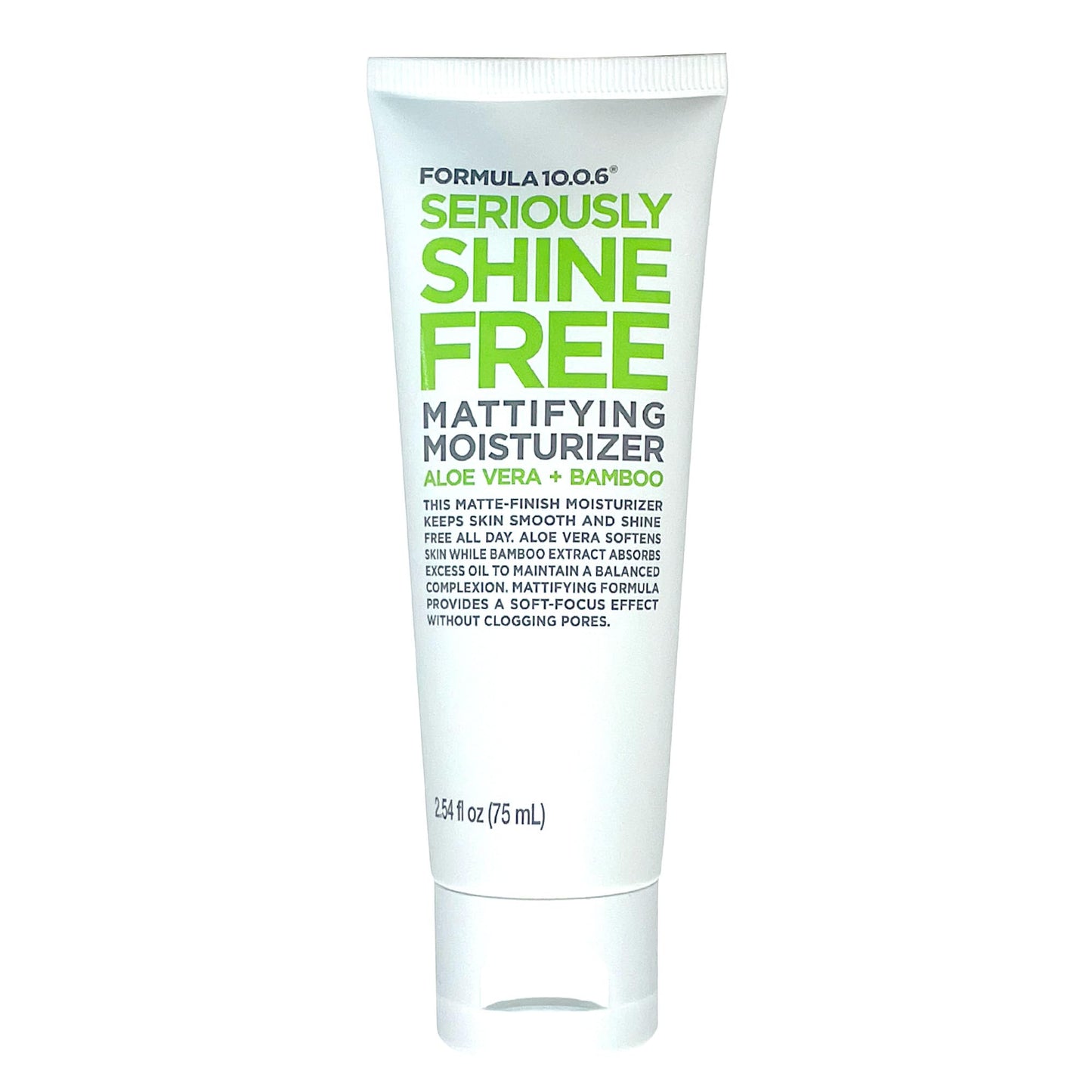 FORMULA 10.0.6 Seriously Shine Free Mattifying Moisturizer 2.54 fl oz (75ml) Beauty & Personal Care FORMULA 10.0.6