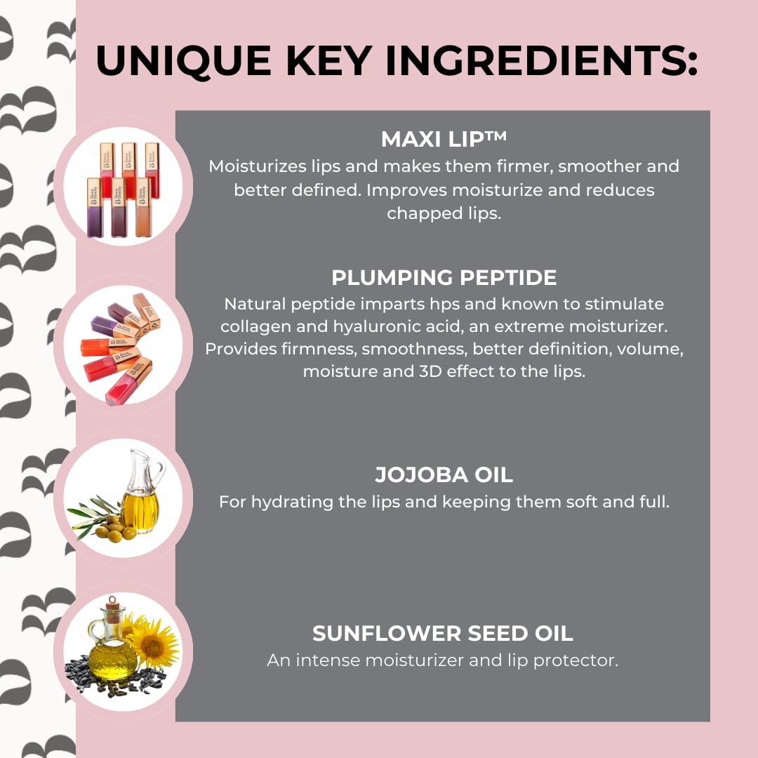 Rinna Beauty Larger Than Life Lip Plumping Oil - Filthy Rich - Moisturizes & Hydrates Lips - Natural Plumping Over Time - Vegan, Cruelty-Free, & Beauty & Personal Care Rinna Beauty