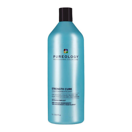 Pureology Strength Cure Conditioner - For Damaged or Color Treated Hair, Hair Strengthening & Prevents Breakage, Vegan & Sulfate-Free Beauty & Personal Care Pureology