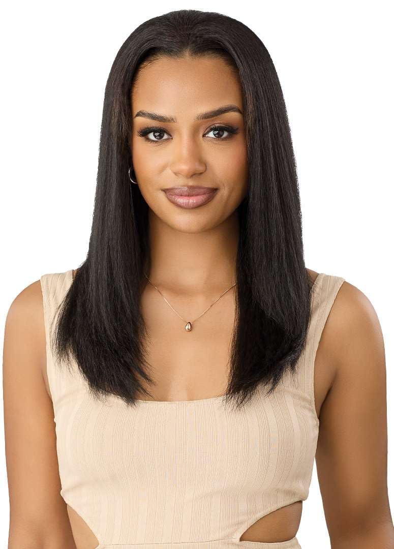 Outre Quick Weave Synthetic Half Wig - Roma 20" (JET BLACK 1)