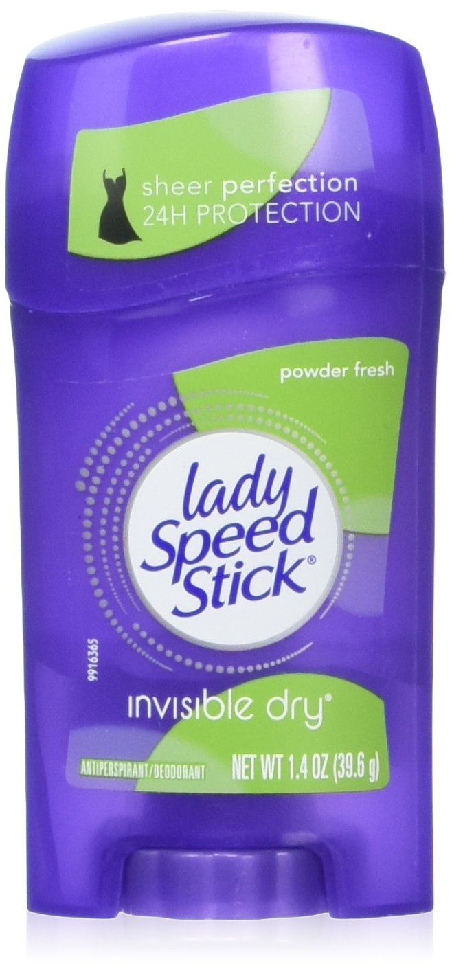 Lady Speed Stick Deodorant 1.4oz Powder Fresh Invisible Dry Beauty and Personal Care Lady Speed Stick