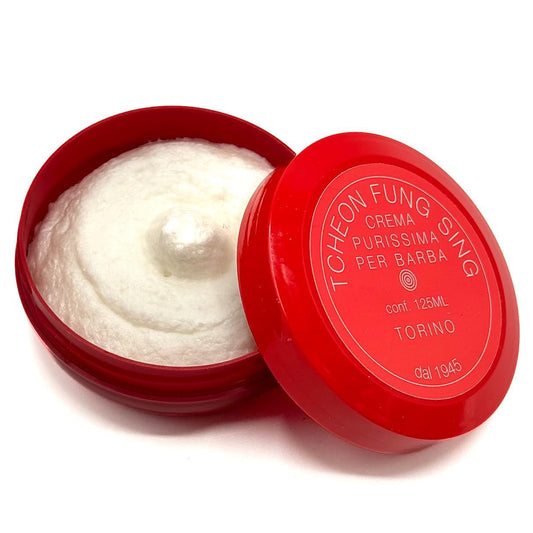 TFS Ciotola Rossa Semi?Soft Shaving Soap - Classic Almond Scent - 125 ml / 4.2 oz - Rich Vegetable?Based Lather - Reusable Tub - Crafted in Torino Beauty and Personal Care TCHEON FUNG SING