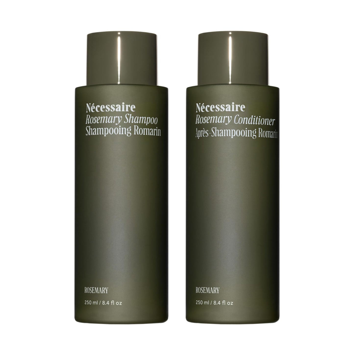 Nécessaire Rosemary Hair Duo | Multi-Protein Strengthening Rosemary Shampoo and Conditioner Set For Thinning Hair. For Women + Men. Free Of Sulfates Beauty & Personal Care Nécessaire
