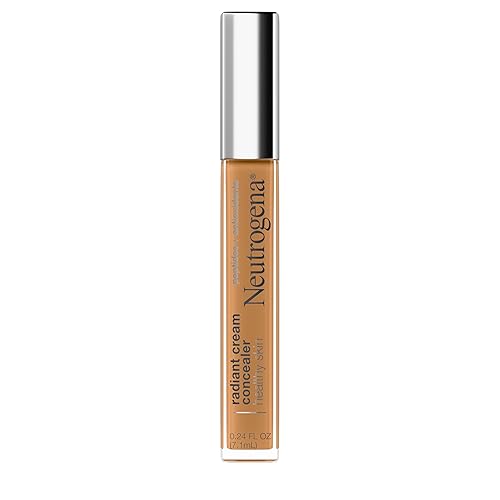 Neutrogena Healthy Skin Radiant Brightening Cream with Peptides & Vitamin E Antioxidant, Lightweight Perfecting Concealer Cream, Non-Comedogenic Beauty & Personal Care Neutrogena