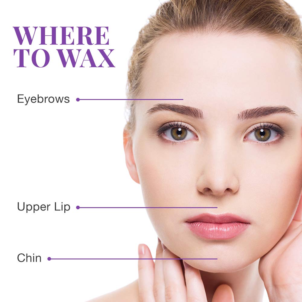Clean + Easy Pre-Waxed Facial Wax Strips - Ready-to-Use Hair Removal Wax Strips for Face, Upper Lip & Brows, 12 Count Beauty and Personal Care Clean + Easy