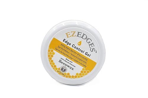 Edge Control Gel ? Super Shine & Moisture ? Flake-Free, Non-Sticky & Non-Greasy ? Excellent for Hair Braiding Beauty & Personal Care EZ EDGES