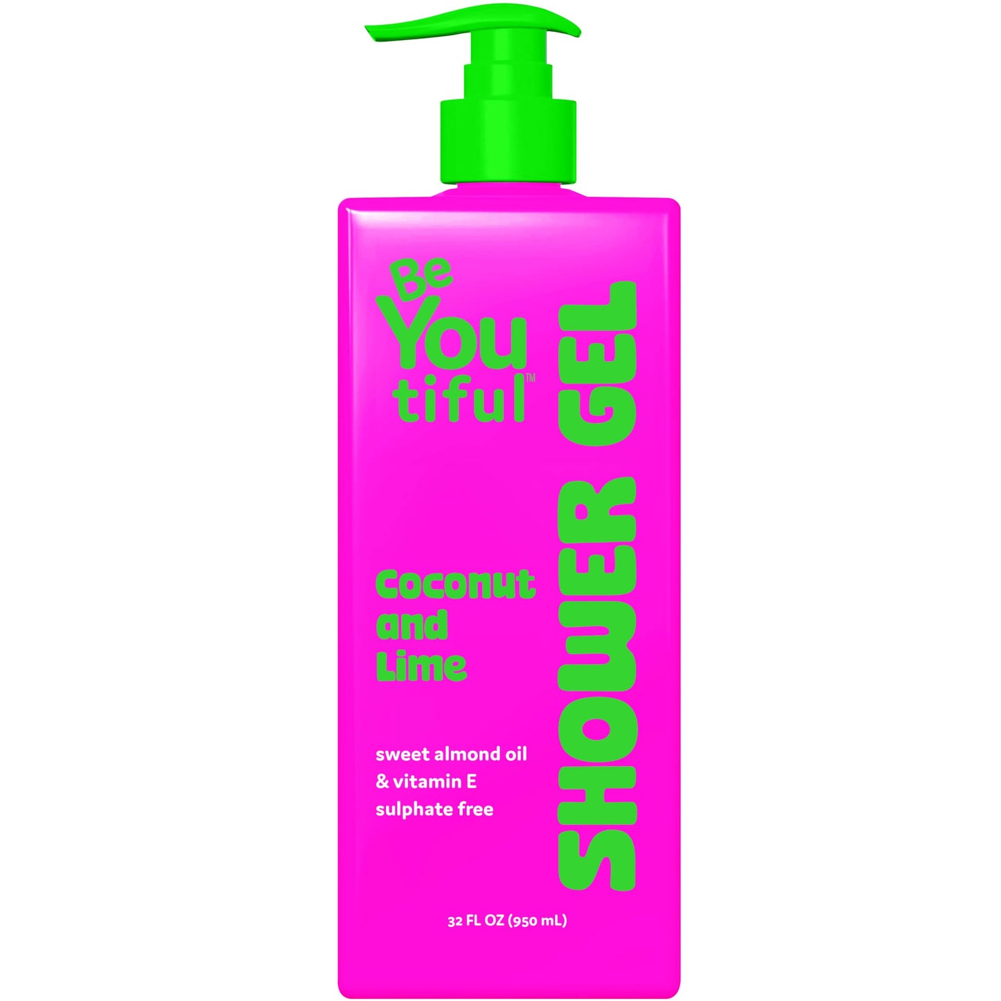 BeYoutiful Coconut Lime Body Wash Soap for Teens and KIds, Moisturizing Natural Ingredients for Sensitive Skin, Hydrating Shower Gel, Cruelty Free Beauty & Personal Care BeYoutiful