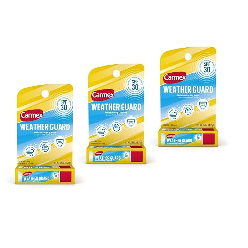 Carmex Weather Guard Moisturizing Lip Balm, SPF30, 0.15 oz (Pack of 3) Beauty & Personal Care Carmex