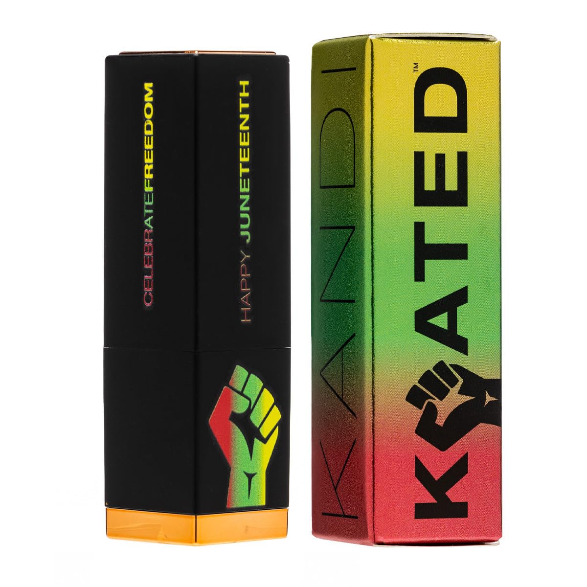 Kandi Koated Commemorative Juneteenth Lipstick - Special Edition Creamy Matte Lipstick Kandi Burruss | Creamy Texture, Rich Color, Paraben-Free, Beauty & Personal Care Kandi