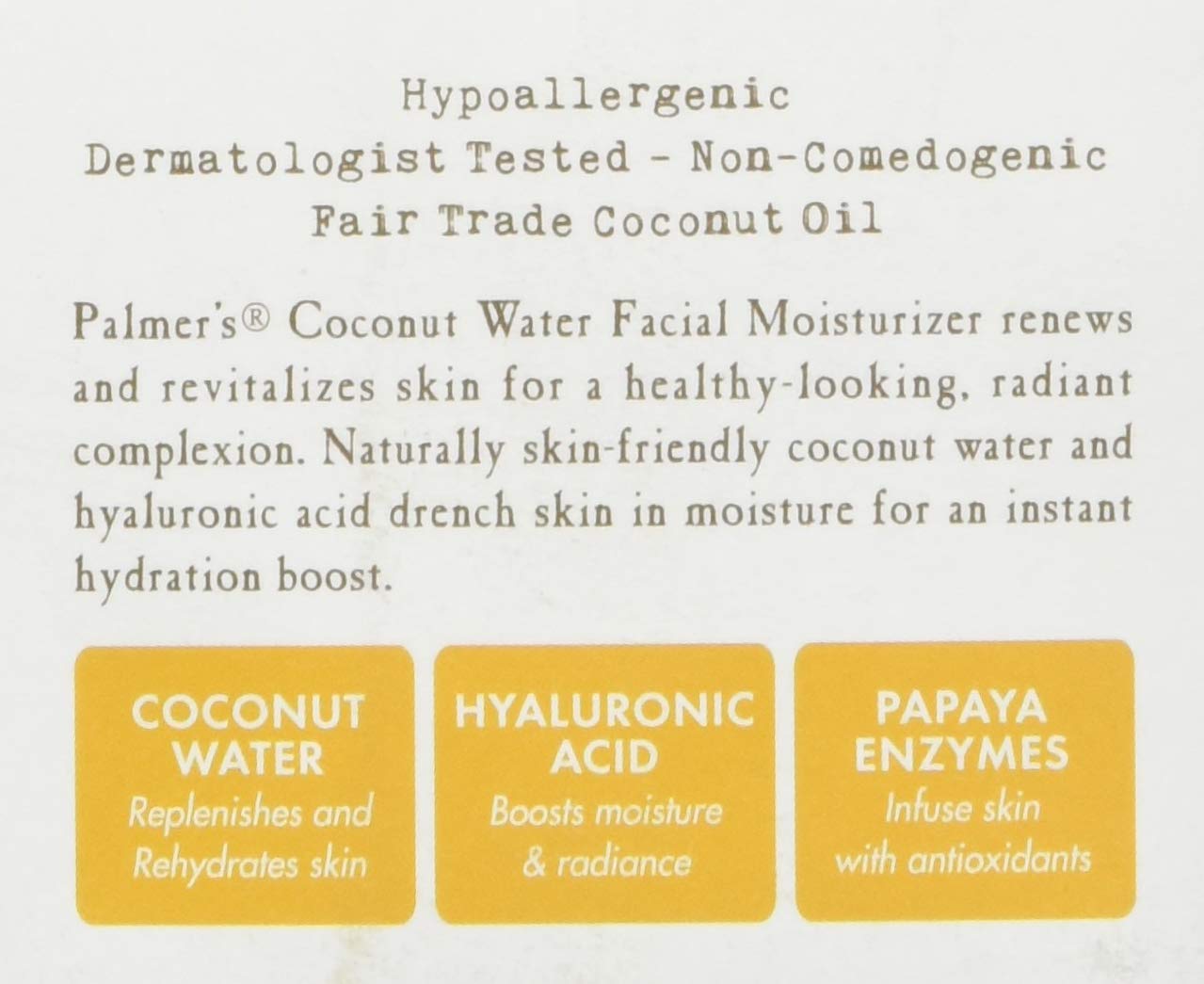 Palmer's Coconut Water Facial Moisturizer, 1.7 Ounce Beauty & Personal Care Palmer's