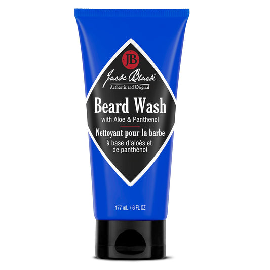 Jack Black Beard Wash for Men, Beard Wash and Conditioner, Cleanses & Softens Facial Hair by Removing Dirt & Oil - 6 Fl oz
