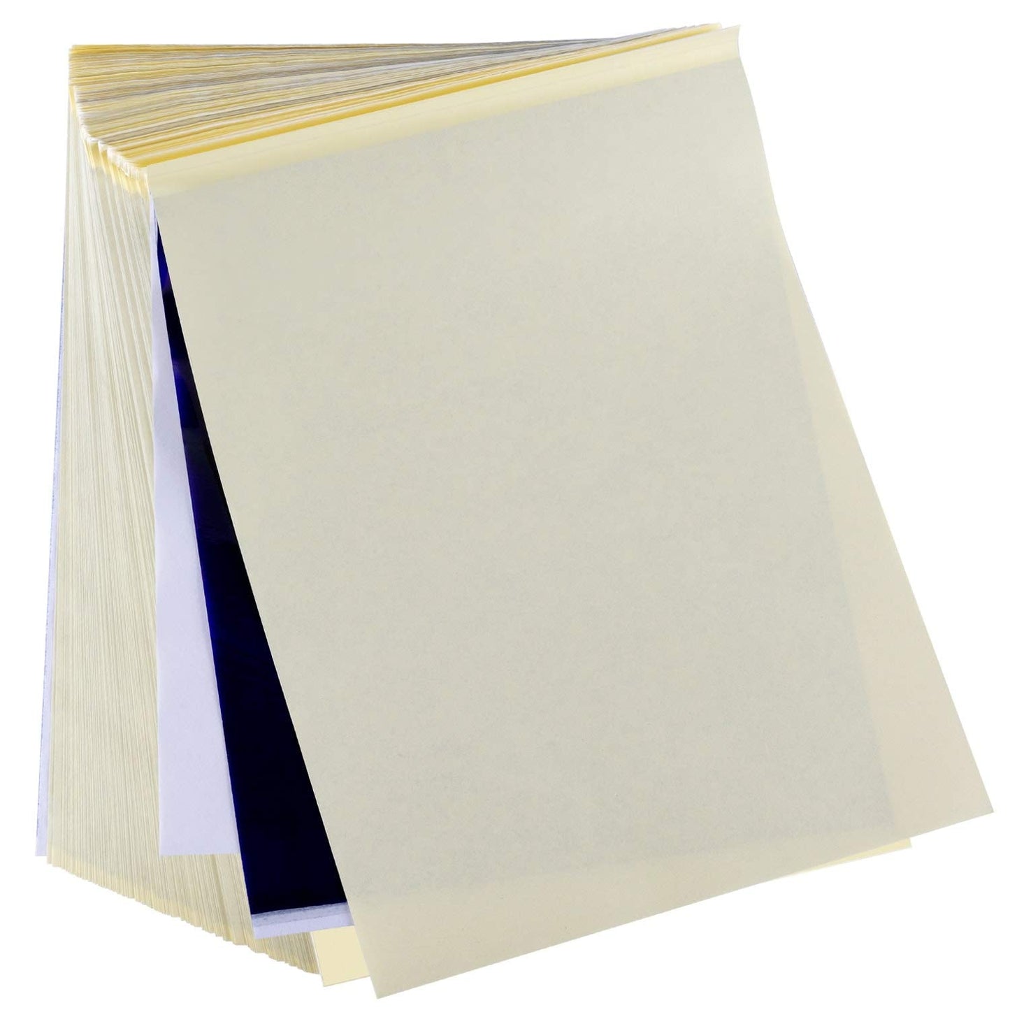 Tattoo Transfer Paper, Cridoz 100 Sheets Tattoo Stencil Transfer Paper for Tattooing Blue Beauty and Personal Care cridoz