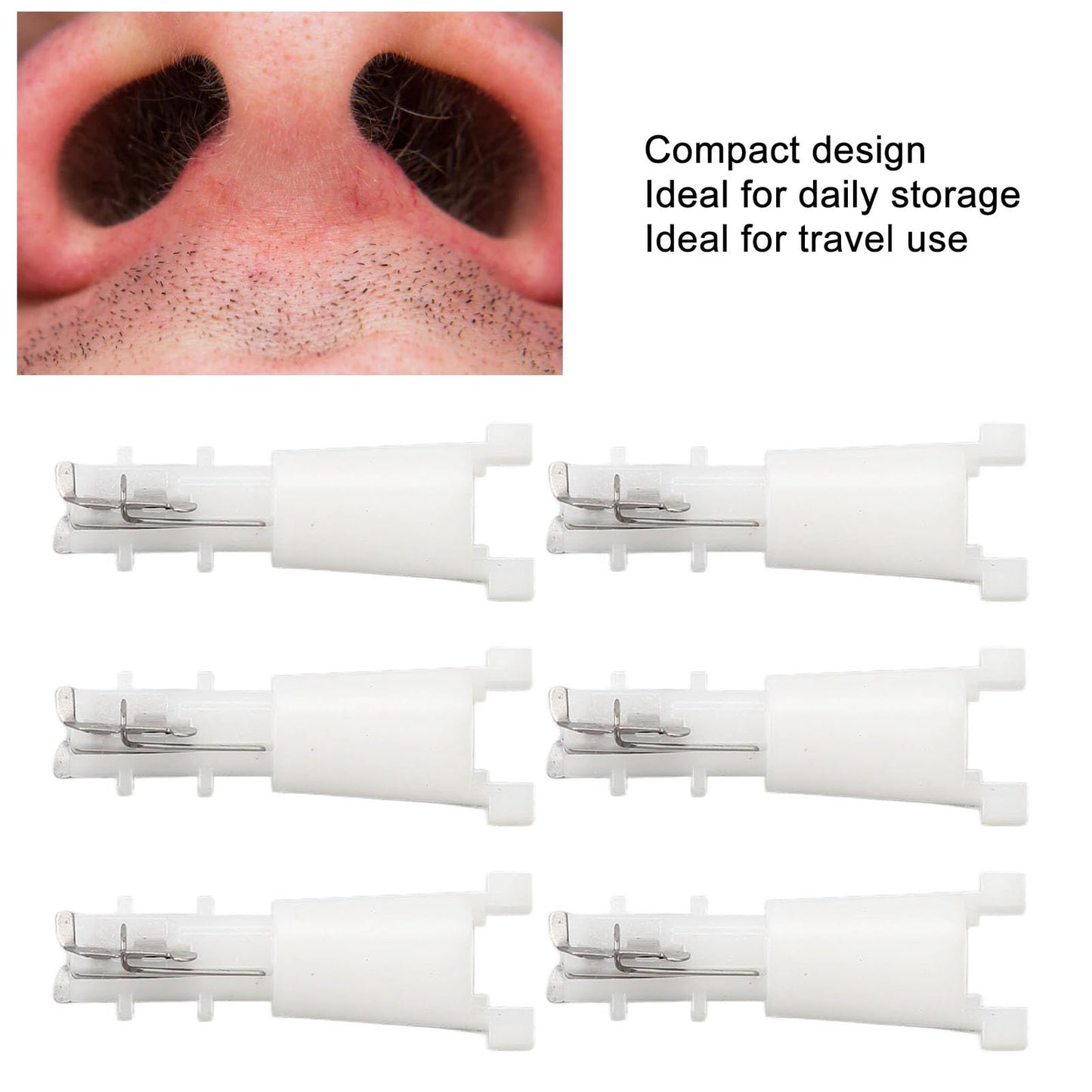 20pcs Nose Hair Cutter Replacement Head Lightweight Travel Small Nose Trimmer Replacement Accessories for Men, Wholesale Business Beauty and Personal Care Dioche