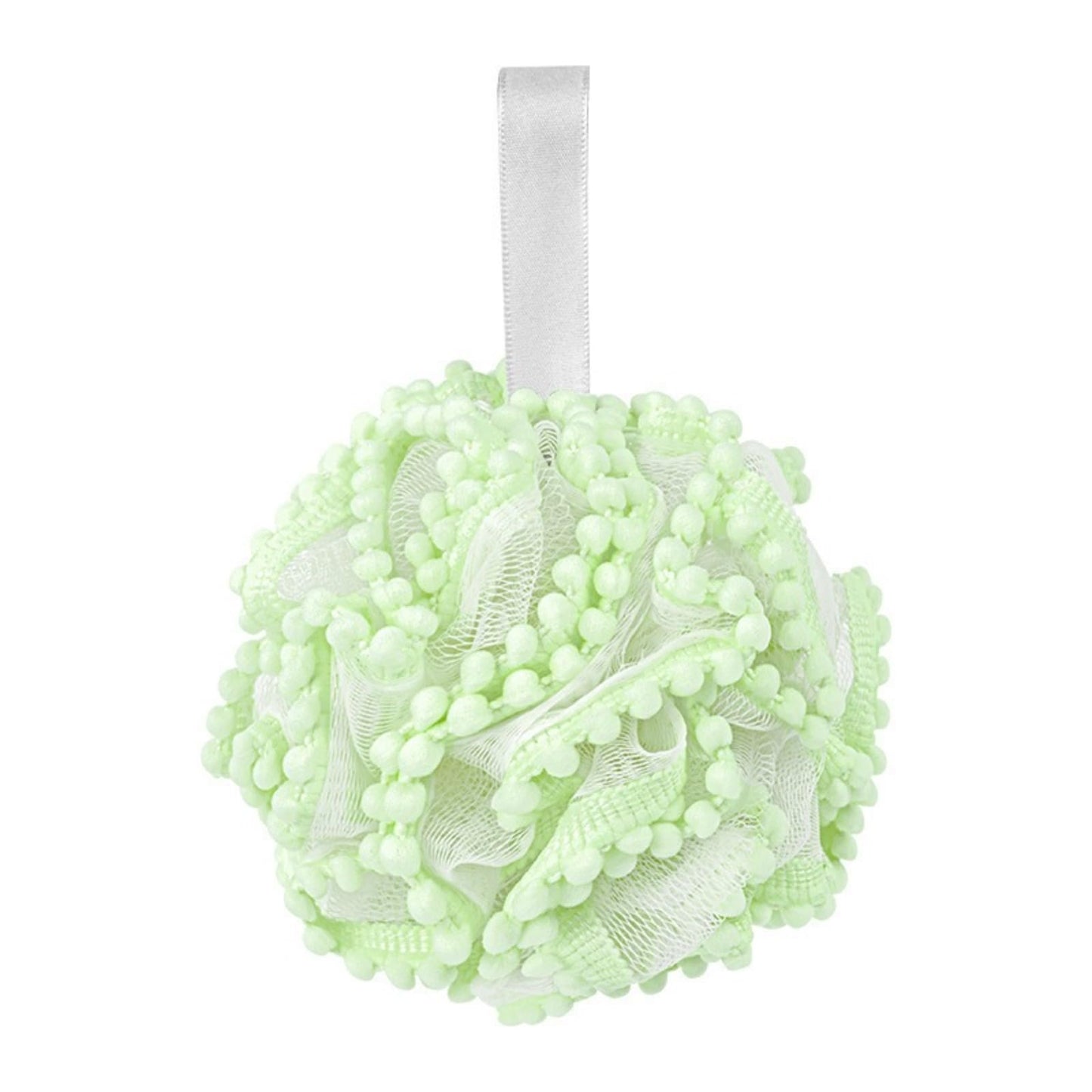 Pearl Cloud Double-Layer foaming Bath Flower Dense Foam Lovely Bath Ball Girl Heart Bath Ball Beauty and Personal Care Vorezytla