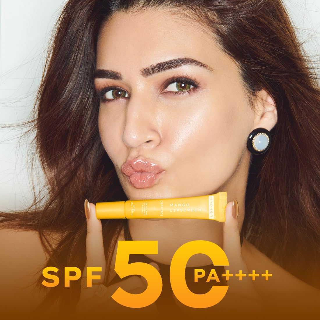 Hyphen Mango Lip Balm SPF 50 PA++++ - 2% Kojic Acid Brightening LipBalm for Dark & Pigmented Lips - 1% Vitamin E & Vitamin C - Moisturizing SPF Beauty and Personal Care Hyphen