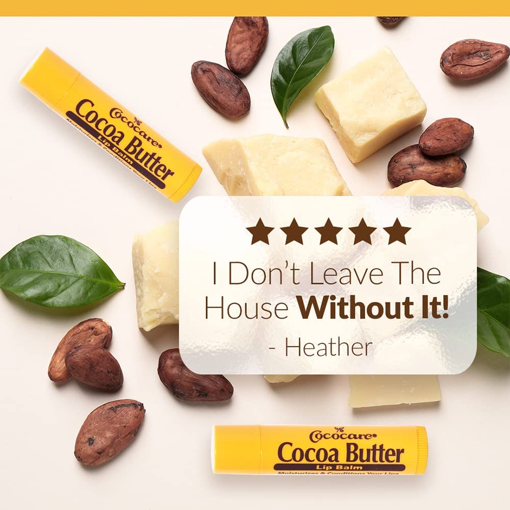 Cococare Cocoa Butter Lip Balm 0.15oz (24 Pieces) Beauty and Personal Care COCOCARE
