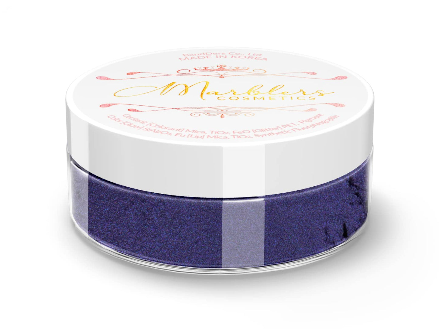 MARBLERS Fine Natural Mica Powder [Blueberry] 0.11oz (3g) | Highly Pigmented | Non-Toxic, Vegan, Cruelty-Free | Eyeshadow, Body Butter, Nail Polish Beauty & Personal Care MARBLERS