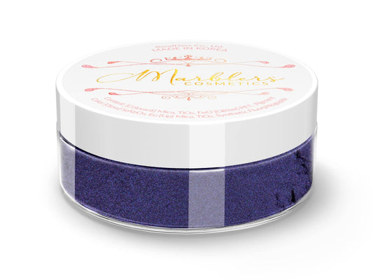 MARBLERS Fine Natural Mica Powder [Blueberry] 0.11oz (3g) | Highly Pigmented | Non-Toxic, Vegan, Cruelty-Free | Eyeshadow, Body Butter, Nail Polish Beauty & Personal Care MARBLERS