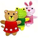 HSENCHO Bath Sponge Cute Animal Shower Bathing Mitt Loofah Soft Wash Sponge Body Scrub (3PCS) Beauty & Personal Care HSENCHO