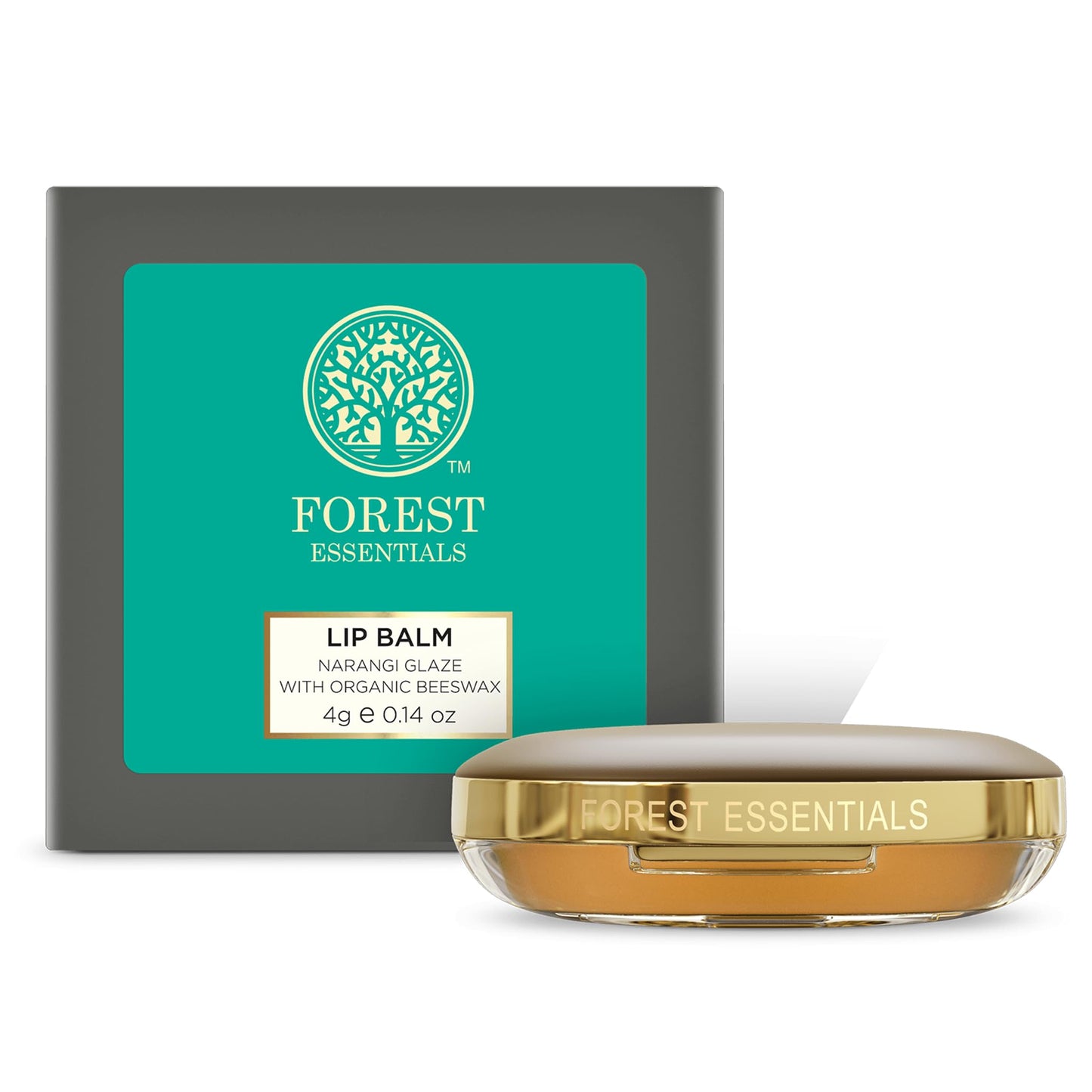 Forest Essentials Luscious Lip Balm, Narangi Glaze, 4 g Beauty and Personal Care Forest Essentials