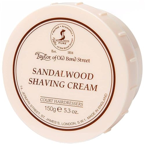 Taylor of Old Bond Street Sandalwood Shaving Cream Bowl, 5.3-Ounce Beauty & Personal Care Taylor of Old Bond Street