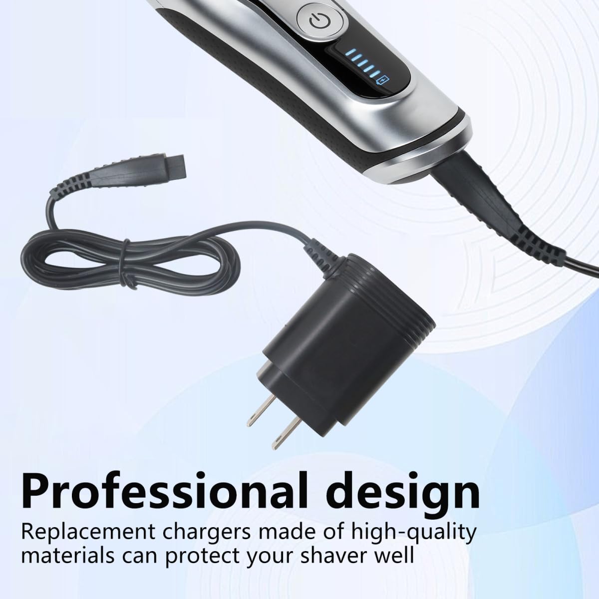 Shaver Charger Fit for Panasonic ES-LV65, ES-LV65-S, ES-LV81, ES-LV81-K, ES-LV90, ES-LV95, ES-LV95-S, ES-LV96, ES-LV96-S, ES-RF31, by Vicue Beauty and Personal Care Vicue