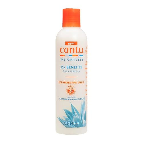 Cantu Weightless Daily Leave-in Cream for Natural Hair with Shea Butter, 8 fl oz Beauty & Personal Care Cantu