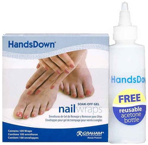 Graham Hands Down Soak Off Gel Nail Wraps, 100 Count Beauty & Personal Care Graham