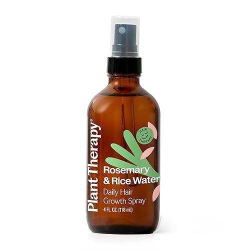 Plant Therapy Rosemary & Rice Water Spray 4 oz Daily Hair Growth Spray, Maximizes Natural Hair Growth, Boosts Strength & Elasticity, Adds Volume Beauty & Personal Care Plant Therapy