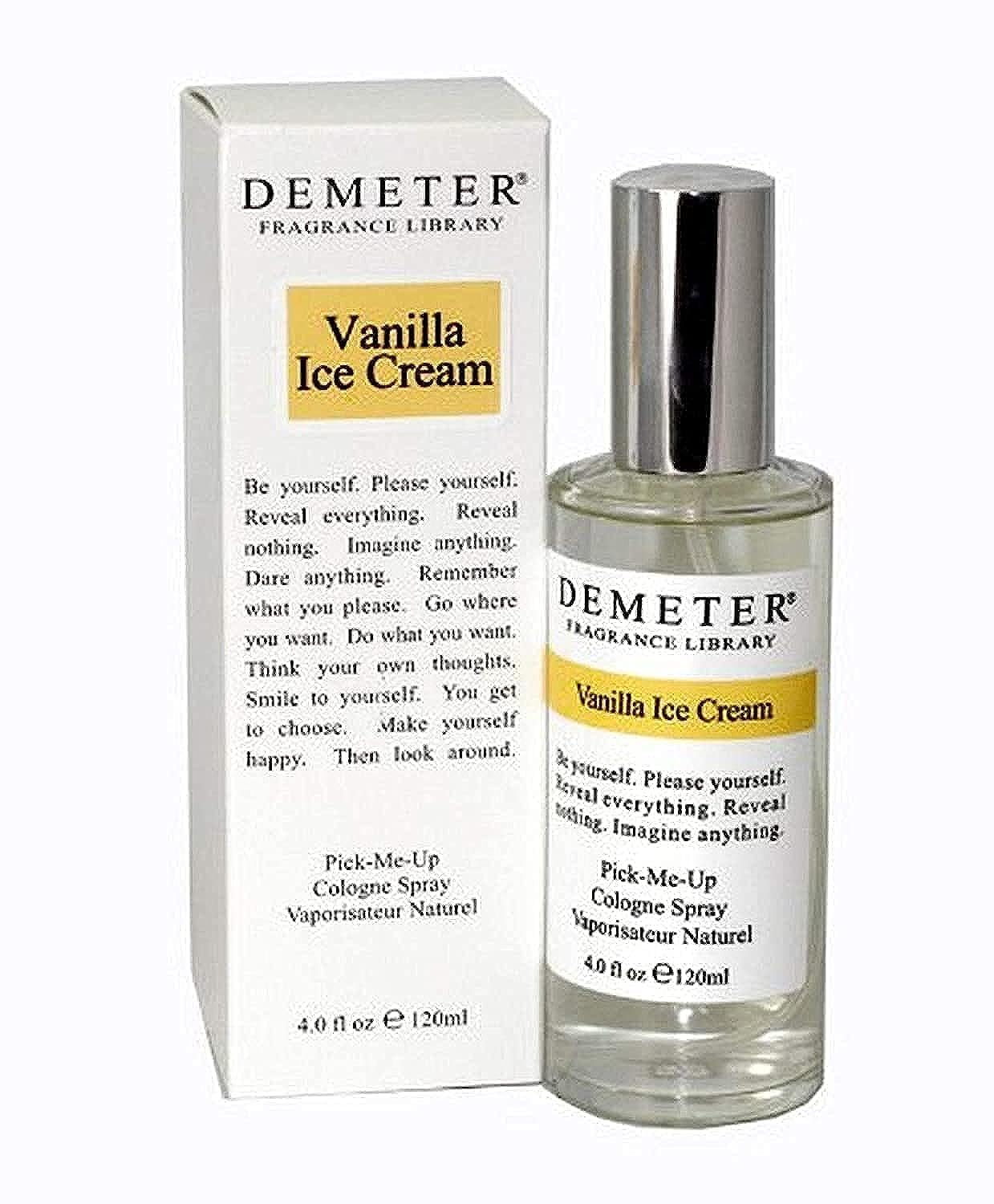 Demeter Vanilla Ice Cream For Women. Pick-me Up Cologne Spray 4.0 Oz Beauty & Personal Care DEMETER
