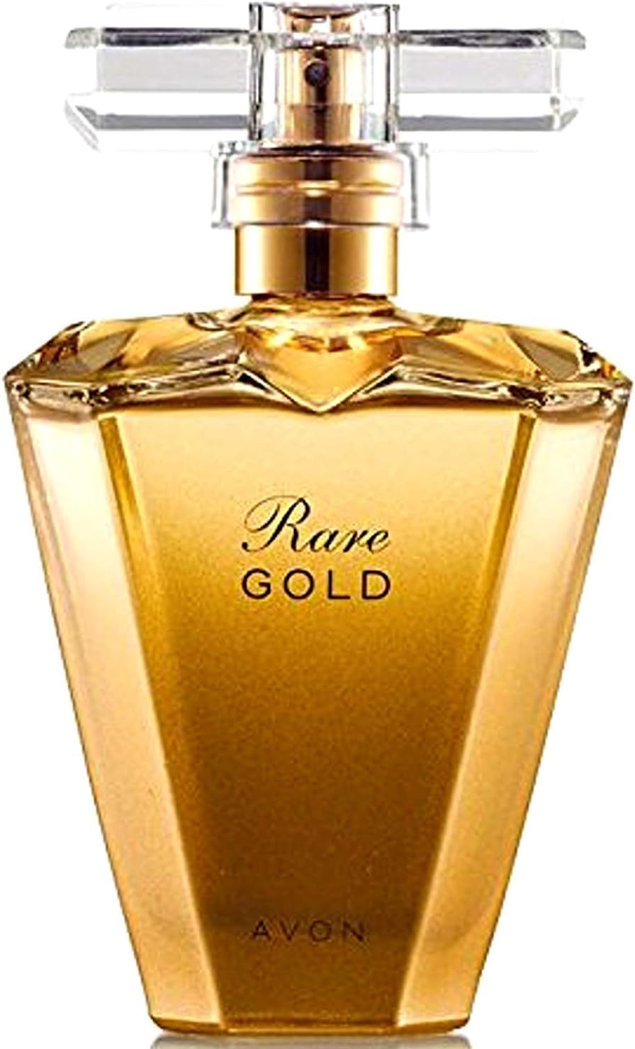 AVON Rare Gold Eau de Parfum Spray for Women, 1.7 fl oz - Amber Floral Fragrance with Mandarin Zest, Ylang-Ylang & Golden Amber - Elegant Designer Beauty & Personal Care AVON