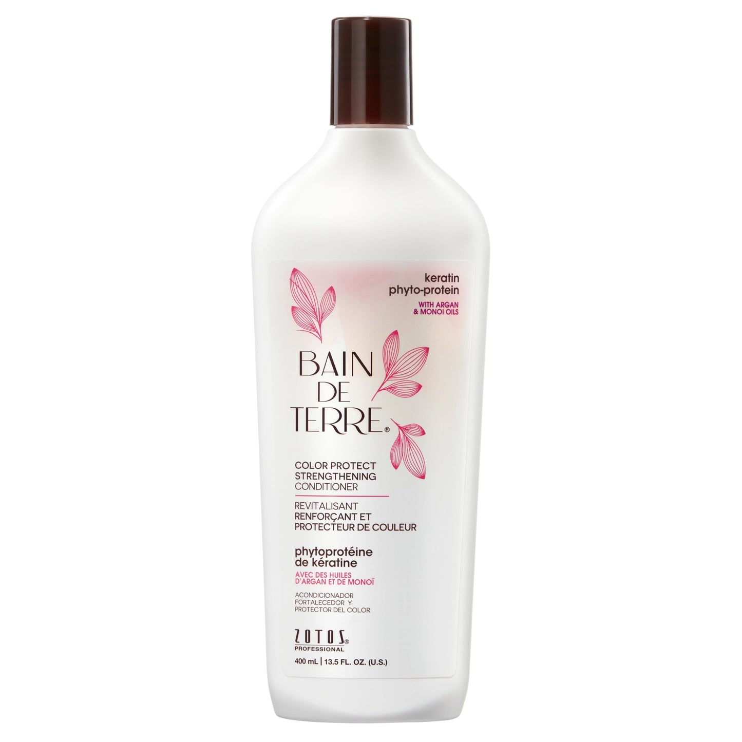 Bain de Terre Keratin Phyto-Protein Color Protect Strengthening Conditioner, Color-Safe Strengthening for Weak & Damaged Hair, Sulfate-Free Beauty & Personal Care Bain de Terre