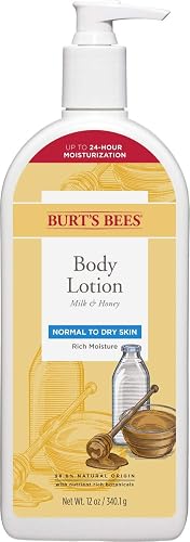 Burts Bees Body Lotion for Normal to Dry Skin with Milk & Honey, 12 Oz (Package May Vary) Beauty & Personal Care Burt's Bees