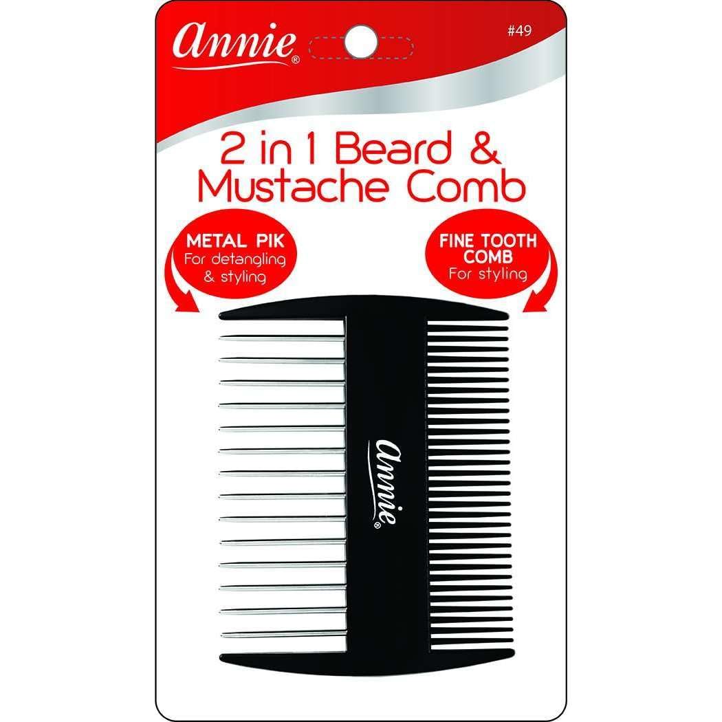 Annie Comb 2 In 1 Beard & Mustache 000491 Beauty and Personal Care Annie