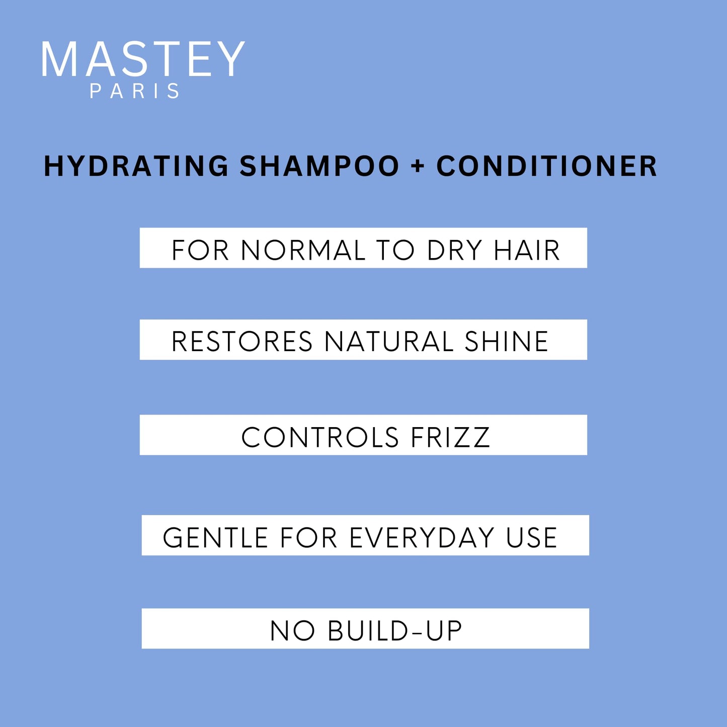 Mastey Paris Classic Professional Hair Care - Traite Shampoo 32 oz + Frehair Conditioner 32 oz Duo Set, Sulfate Free, Lipid & Amino Acid Fortified Beauty & Personal Care Mastey