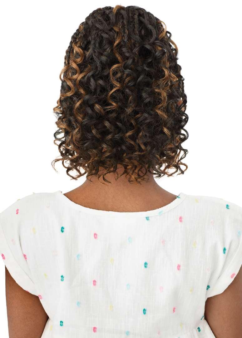 Outre Lil Looks - Drawstring Ponytail - Boho Box Braids 10" (JET BLACK 1)